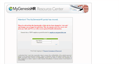 Desktop Screenshot of mygenesishr.com